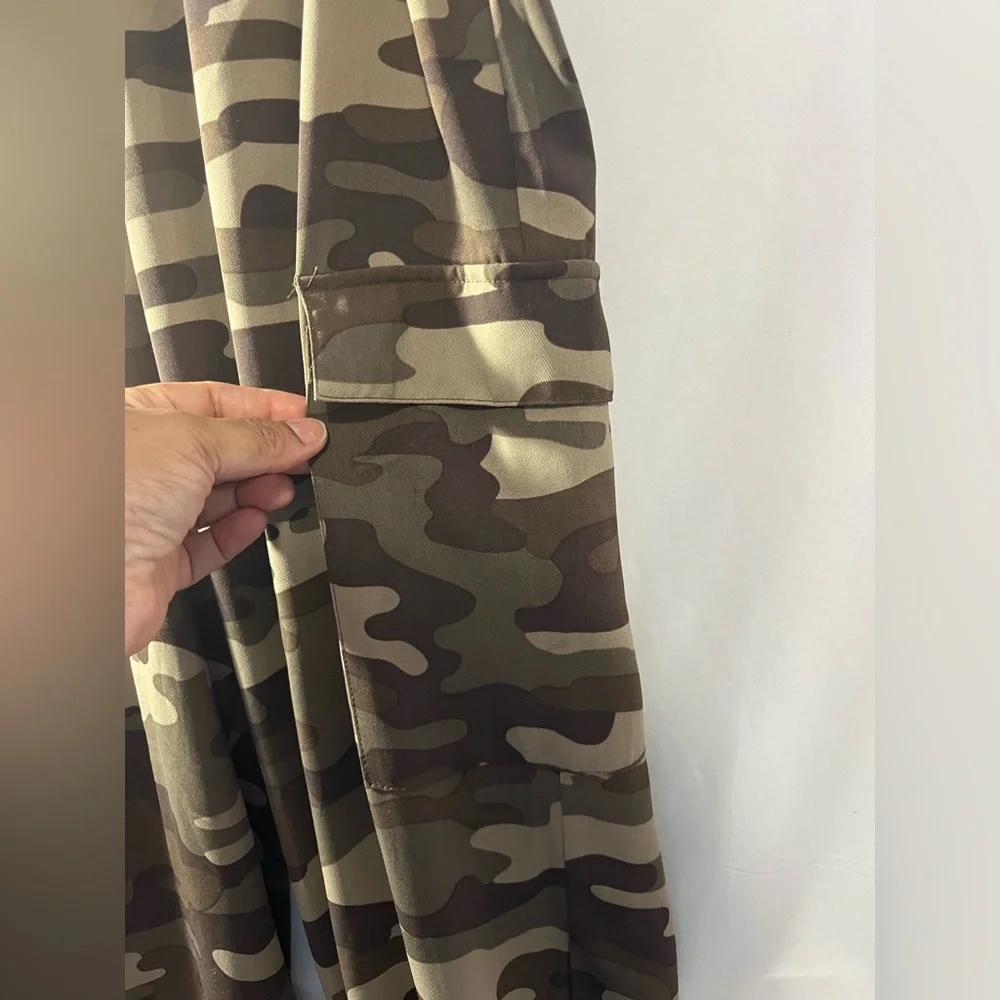 Modern Works Cargo Jogger Pants Bundle Lot 2 Size Large Olive Green Camo Utility - Picture 3 of 11